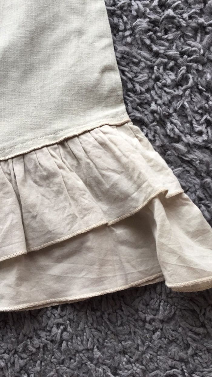 Robe lin beige 5 ans Kiabi - photo numéro 2