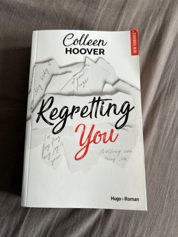 Livre colleen Hoover regretting you