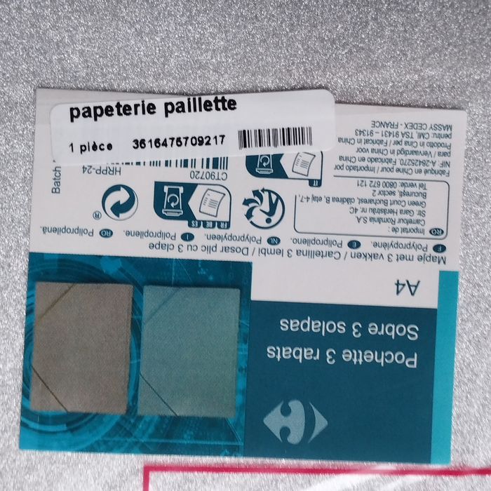 Pochettes avec élastique 3 rabats A4 Neuf - photo numéro 6
