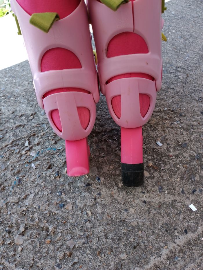 rollers OXELO pointure ajustable du 32, 33 jusqu'au 34 - photo numéro 7