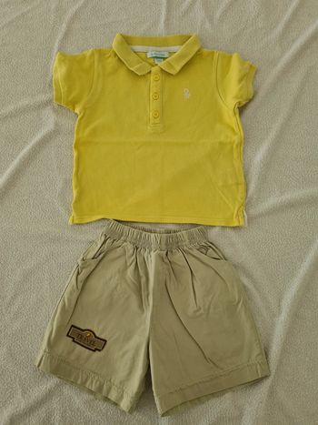 Ensemble short avec polo 18 mois