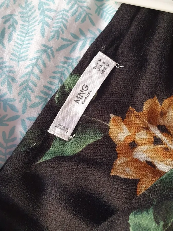 Robe à bretelles Mango grosses fleurs - photo numéro 5