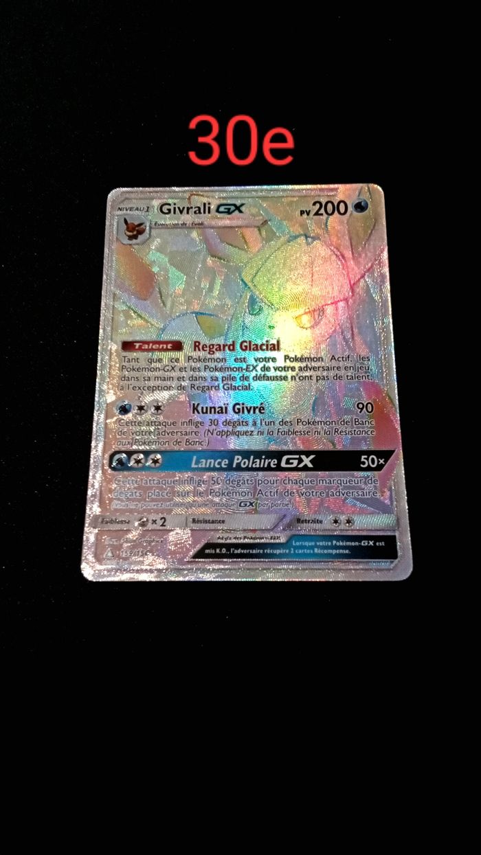Givrali GX sortit de booster en parfait état