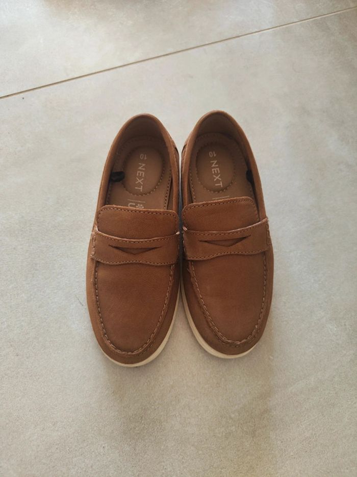 Mocassins bateaux pour enfants marron Camel 28 très bon état