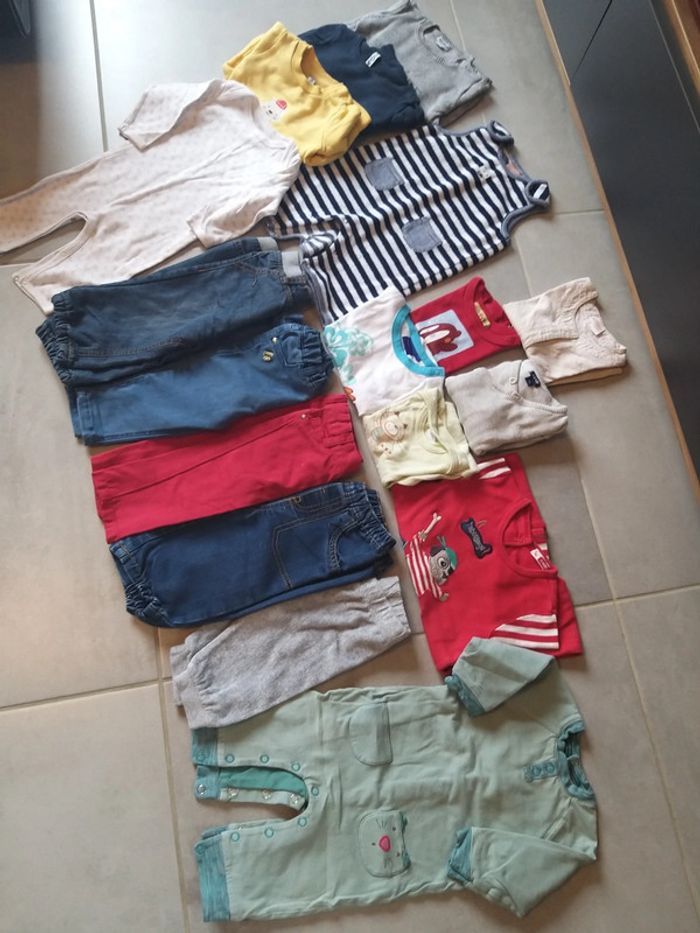 Lot de vêtements garçon en 6 mois