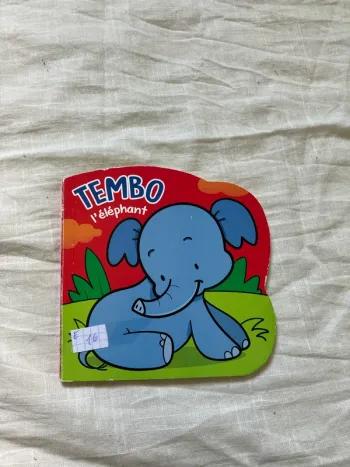 Livre enfant – Tembo l’éléphant (collection animaux)