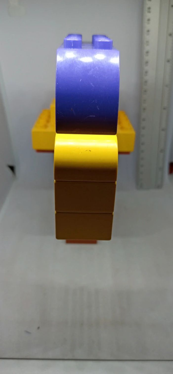 Oiseau flamant rose en briques lego duplo - photo numéro 5