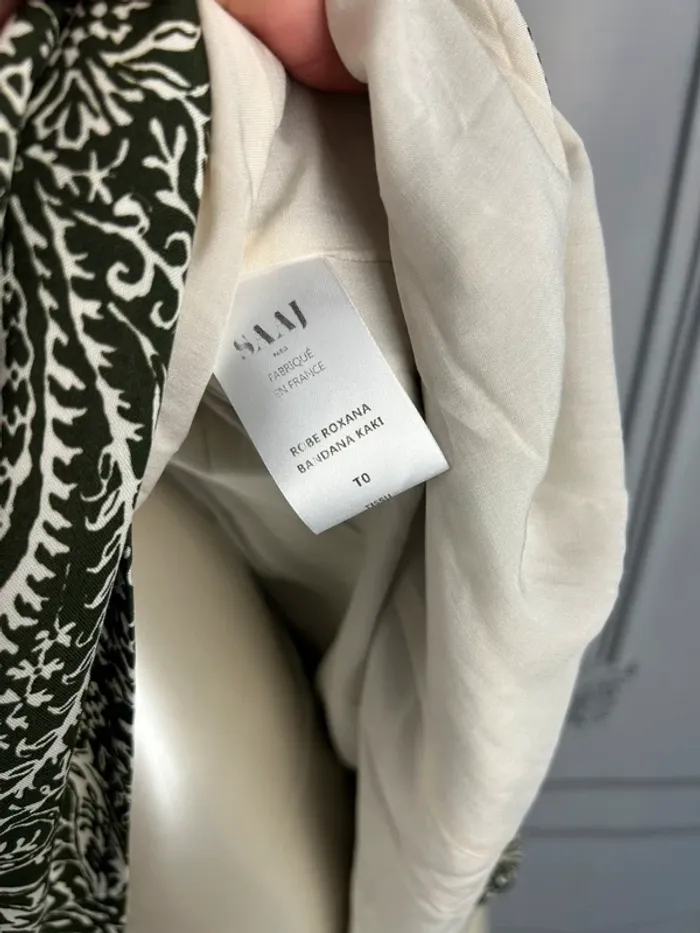 Robe courte Kaki SAAJ T.0 / XS neuve - photo numéro 5