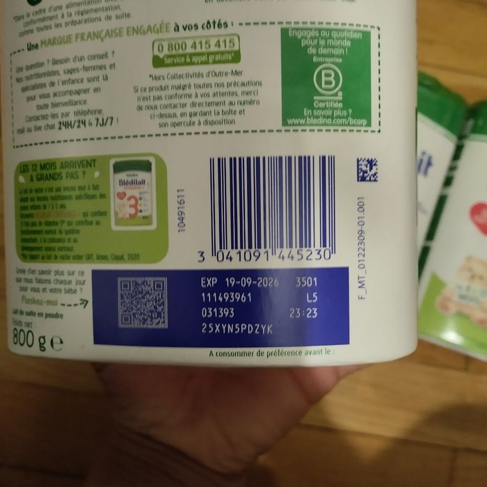 3 boite Lait blédilait 2 âge - photo numéro 2
