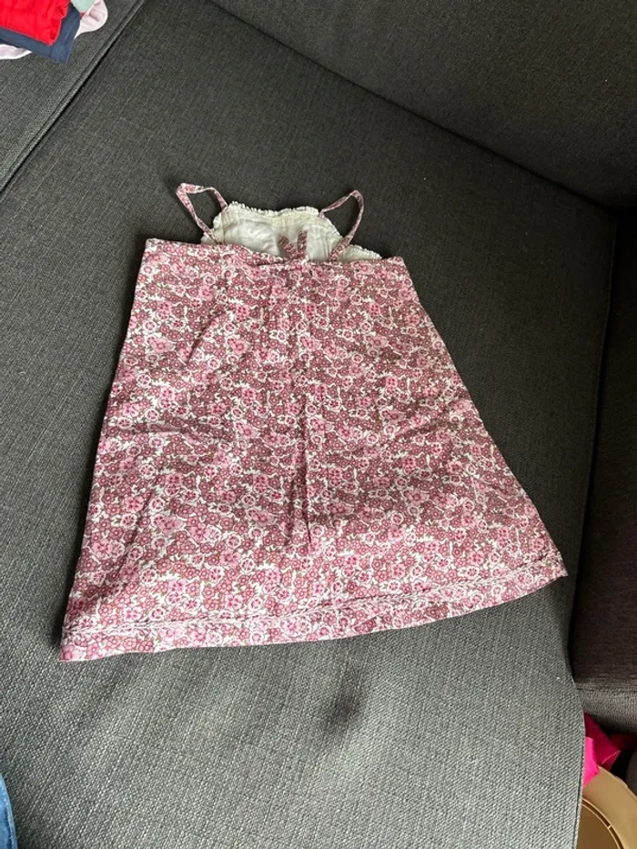 Robe fine bretelle, robe d’été bébé fille, kiabi, 24 mois - photo numéro 3