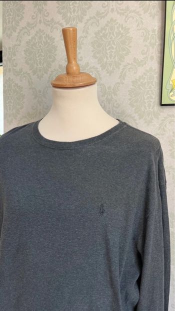 T-shirt Polo Ralph Lauren Manches Longues – Gris Foncé, Taille L