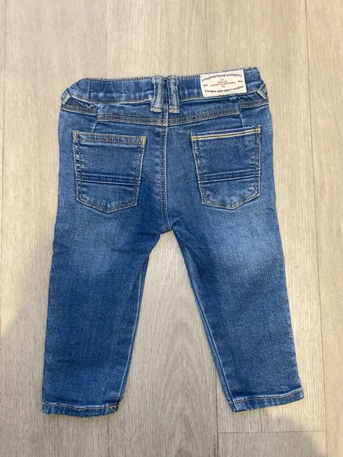 Jean 6/9mois 74cm mixte - photo numéro 3