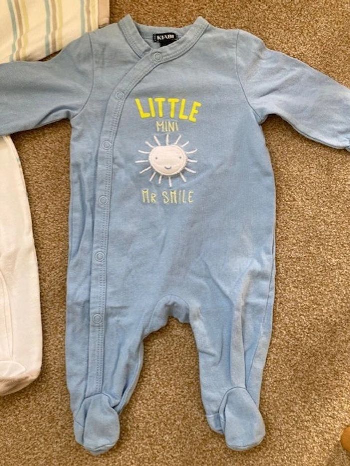 Lot de 2 Grenouillères bébé garçon 1 mois - photo numéro 3