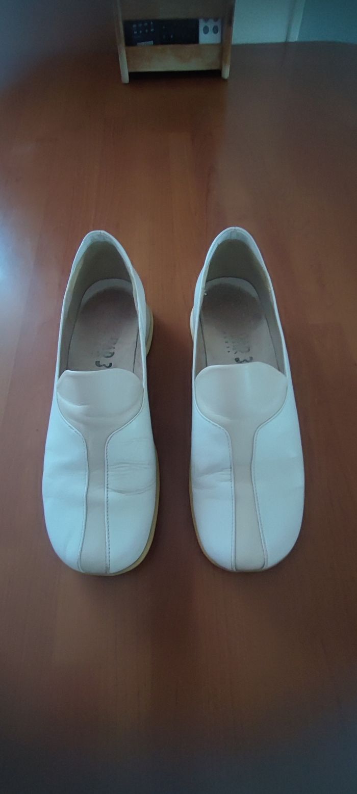 Chaussures blanches femme 3 par 3 pointure 38