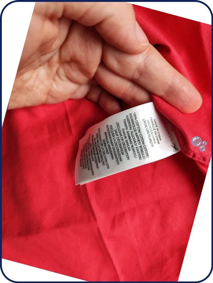 Chemise- homme- Ralph Lauren -rouge- S - photo numéro 5