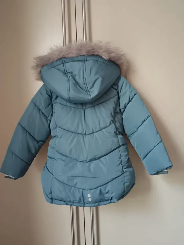 Manteau chaud hiver Okaïbi fille 3 ans 98cm neuf - photo numéro 2