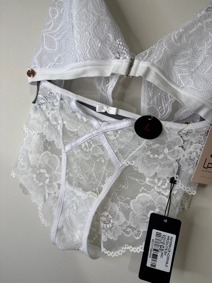 🌻👙Magnifique ensemble - taille L- dentelle- neuf avec étiquette - photo numéro 4