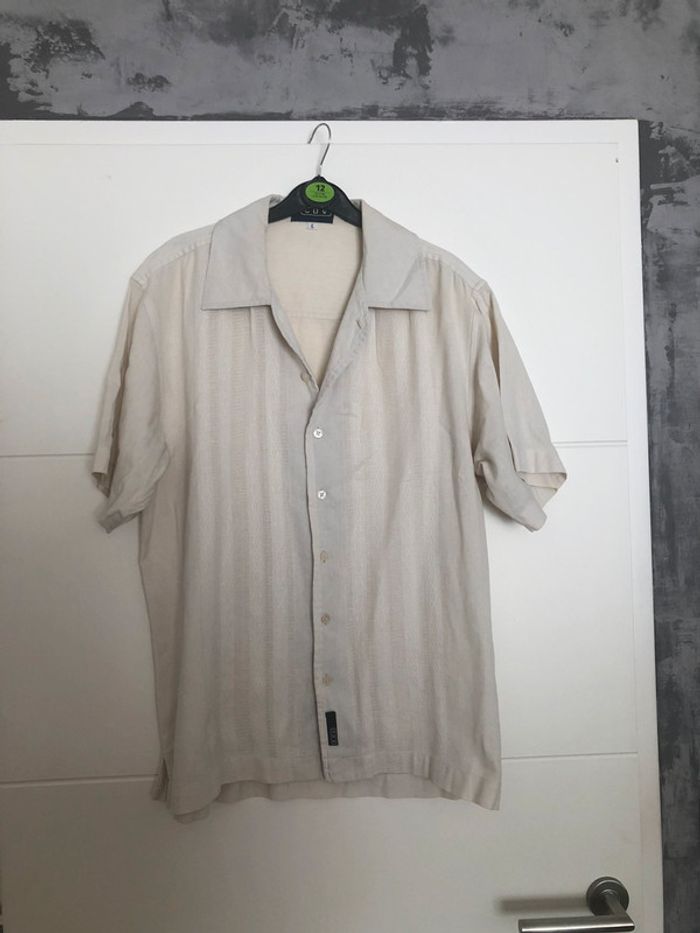 Chemise manches courtes neige