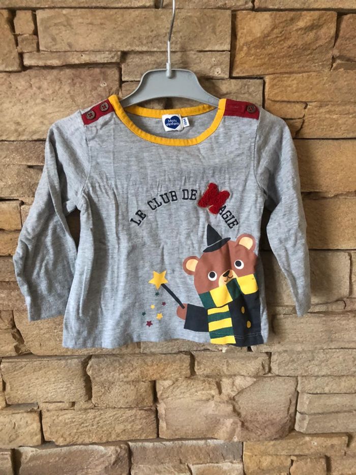 T-shirt manches longues 18 mois