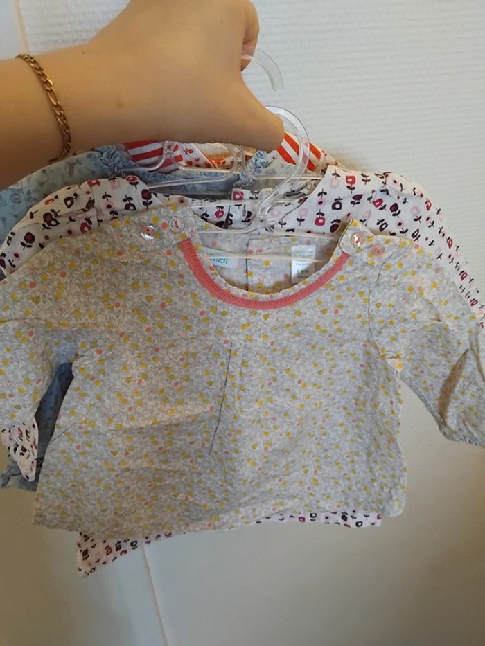 Tunique chemise fille 6mois - photo numéro 4