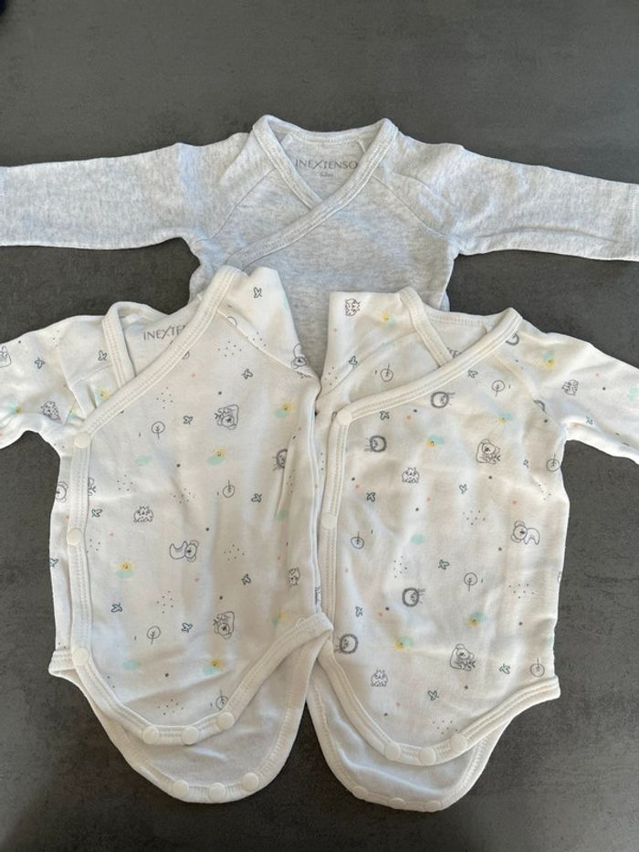 Lot de 3 bodies manches longues