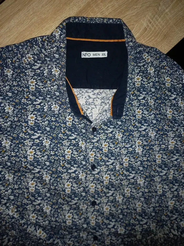 Chemise fleurie homme XXL - photo numéro 3