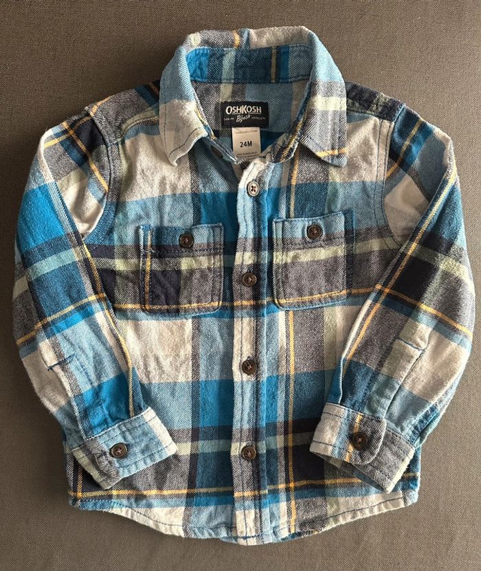 Chemise manches longues Oshkosh 24m