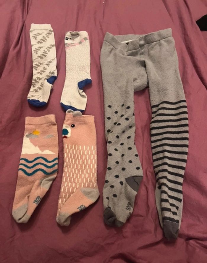 Collants et chaussettes 2/3 ans DesPasRayés