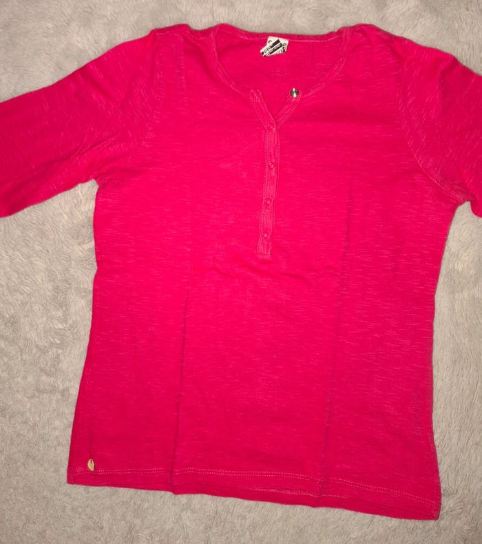 T shirt rose tape à l œil 10 ans plume - photo numéro 6