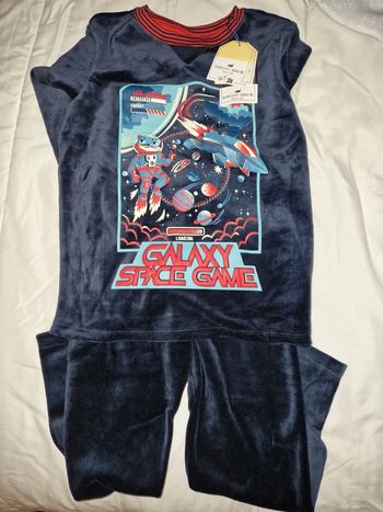 Pyjama velours garçon sergent major