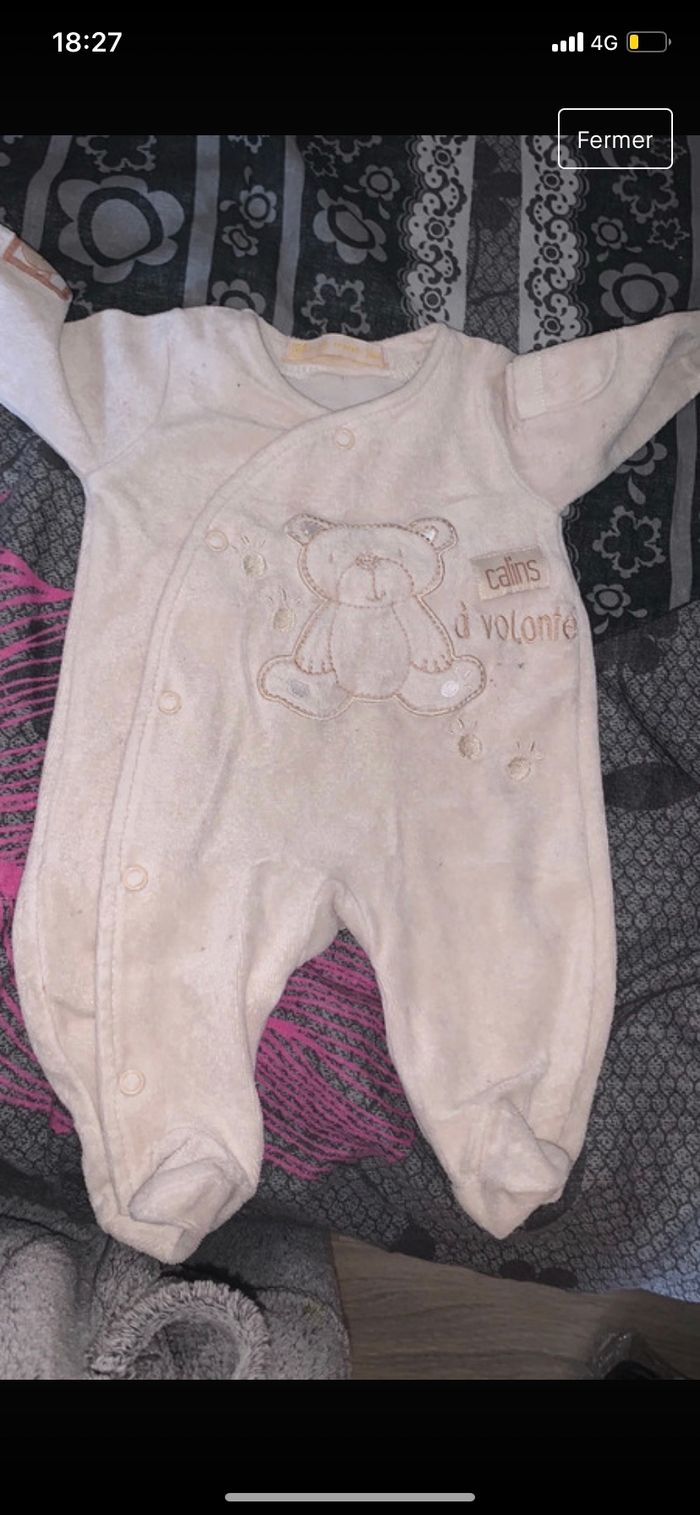 Pyjama mixte naissance