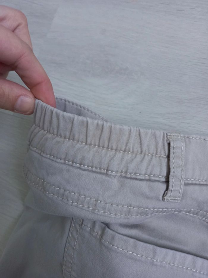Pantalon 3/4 avec élastiques aux côtés de la taille - photo numéro 4