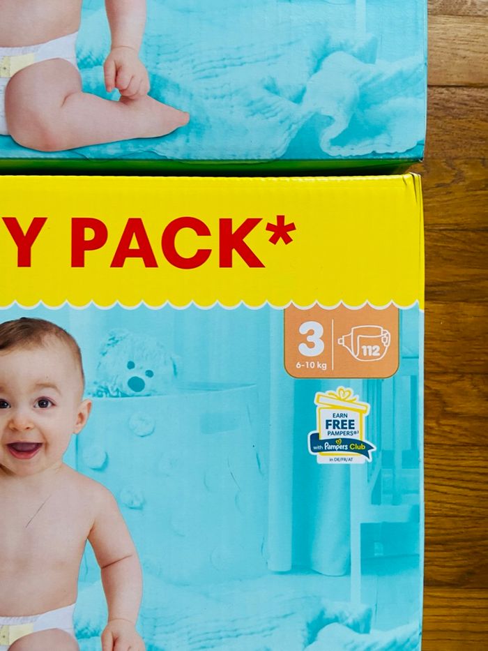 2 maxi packs couches Pampers Protection Premium taille 3 - photo numéro 2