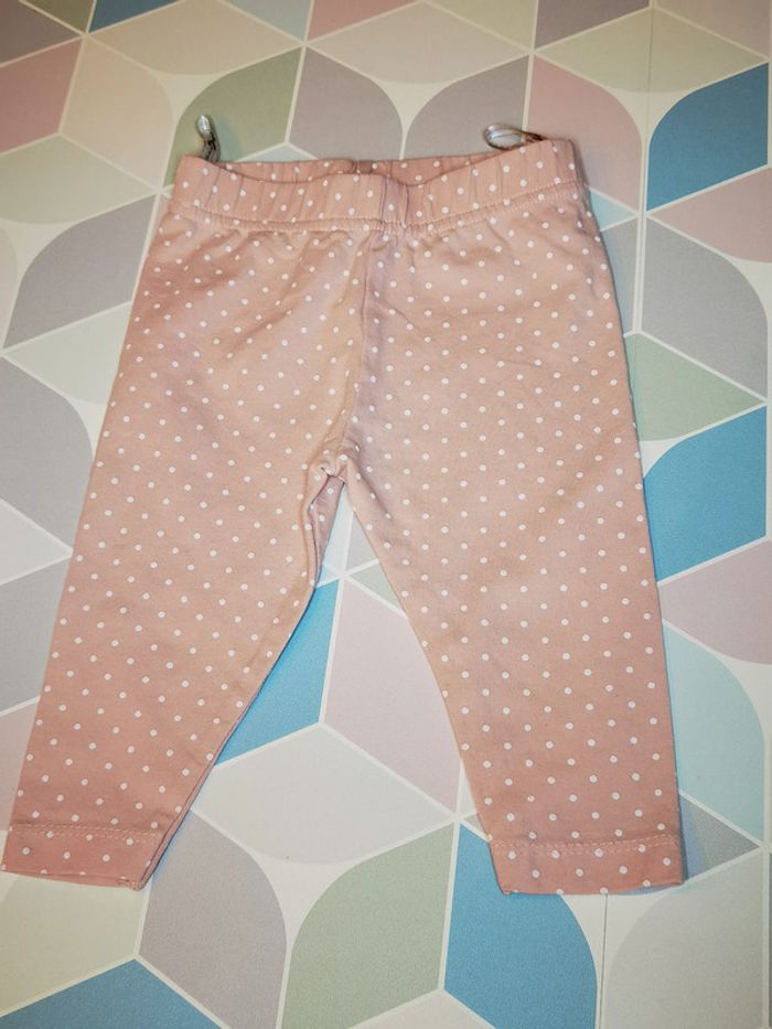 D3375 - legging fille 3/6 mois