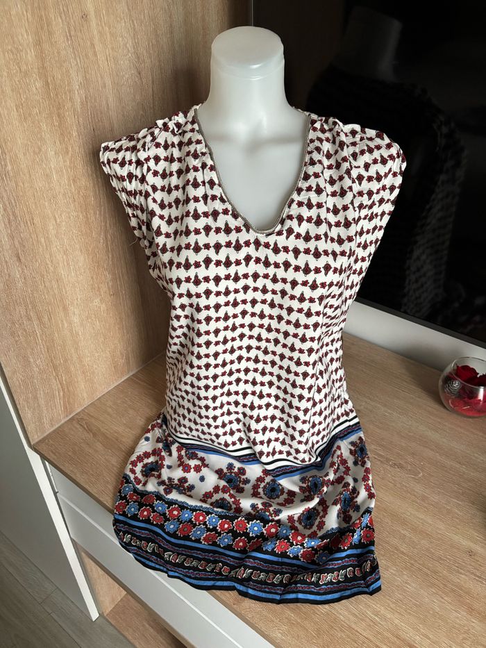 Robe imprimé fleur taille S/M - photo numéro 2