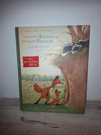 Livre bd monsieur blaireau et madame renarde