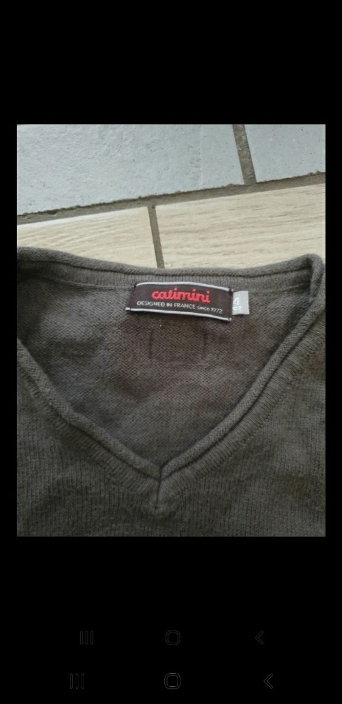 Pull fin sans manches catimini 4 ans - photo numéro 2