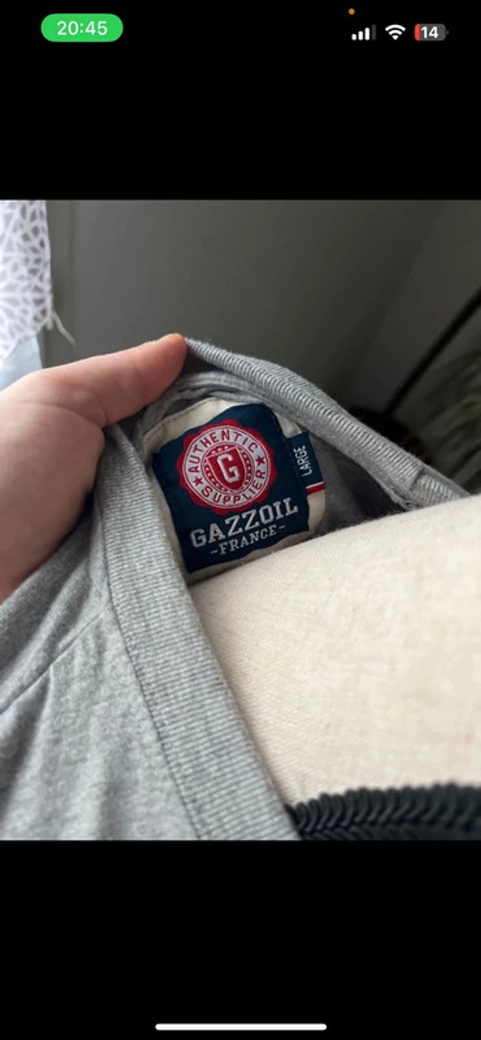 T-shirt tête de mort gazzoil - photo numéro 3