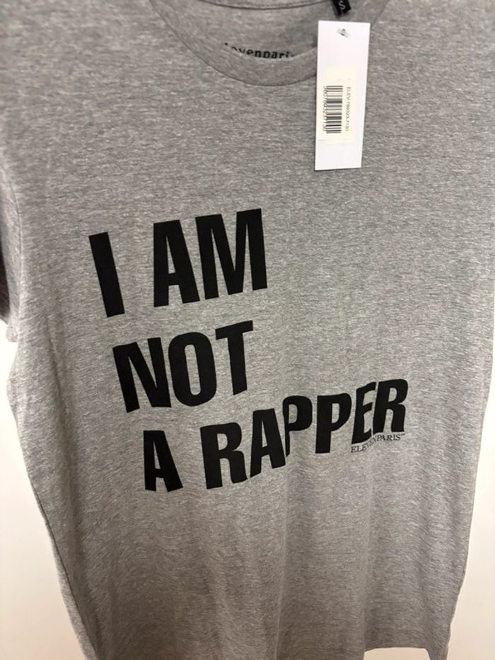 Teeshirt eleven paris i am not rapper - photo numéro 3