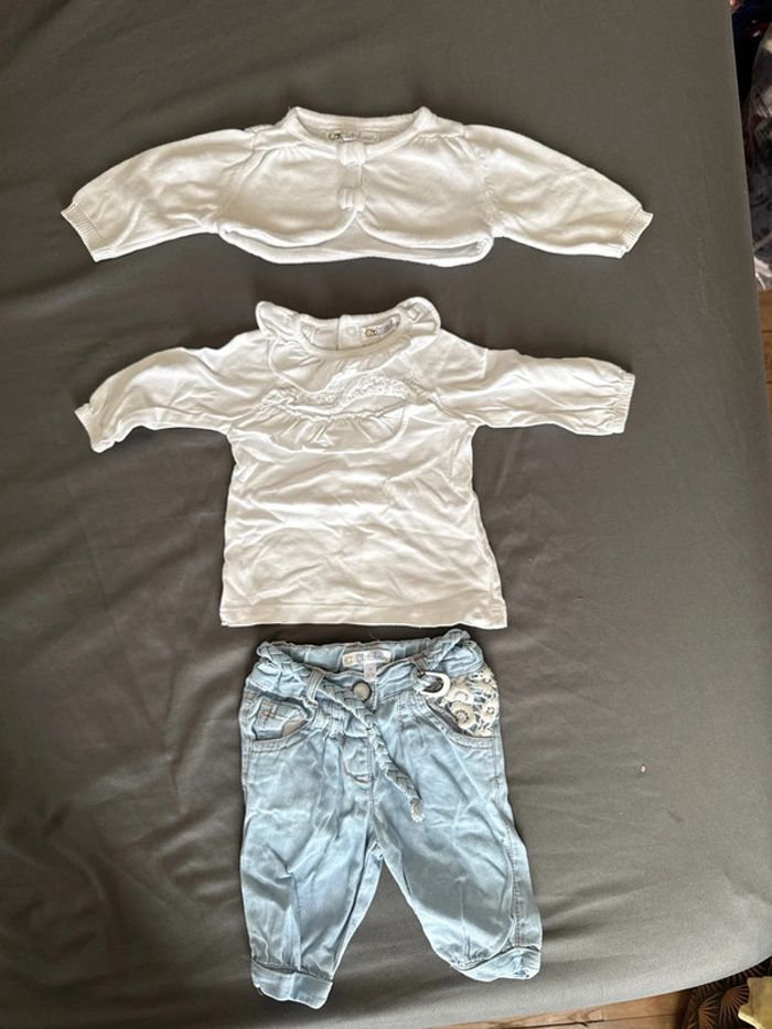 Lot bébé fille 1 mois mi saison - photo numéro 3