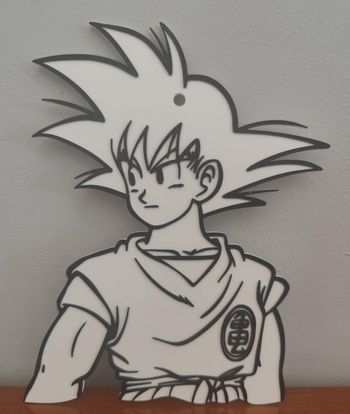 Décoration murale Dragon Ball Z songoku