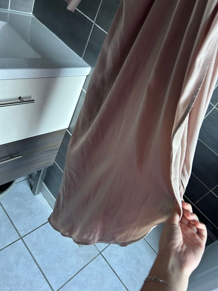 Robe de soirée satinée - Mango - photo numéro 3