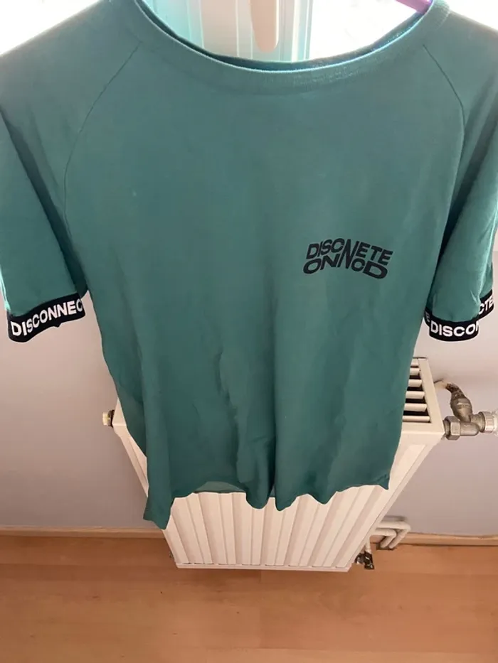 T-Shirt manches courtes Bershka vert