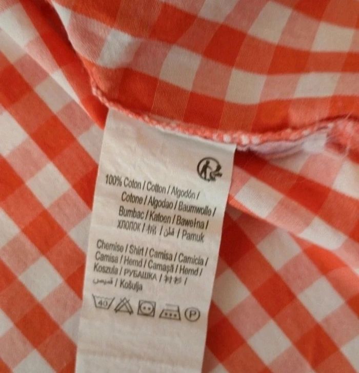 Chemise à carreaux manches courtes Kiabi - photo numéro 5