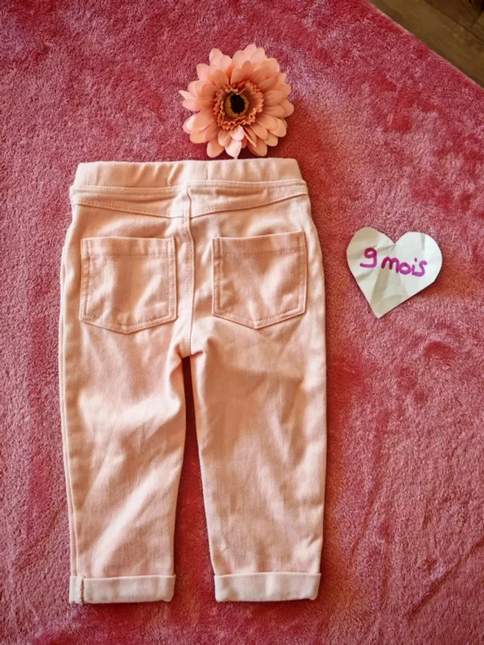Legging rose effet Jean - photo numéro 3