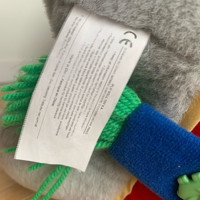 Grande peluche d activités éléphant vintage - photo numéro 6