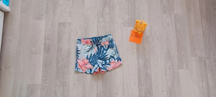Short de bain bébé garçon, motif tropical, marque Okaidi, taille 2 ans (86 cm)