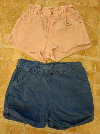 Lot de 2 shorts fille