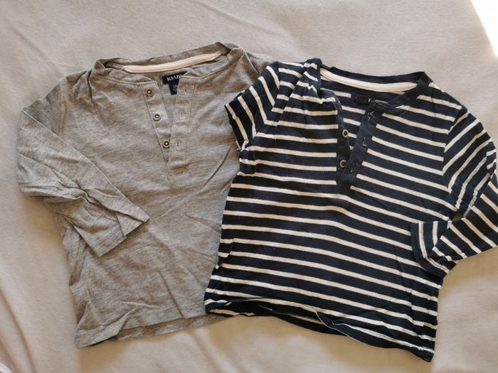 Lot de 2 t-shirts manches longues