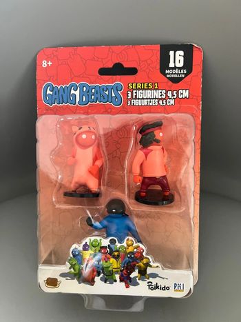 Gang Beasts 3 figurines série 1 LANSAY